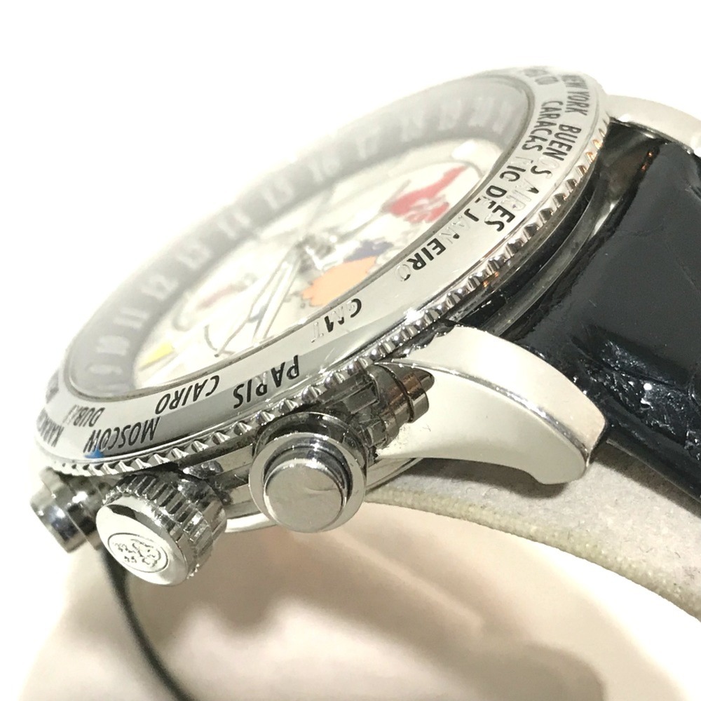 Corum 983.201.20 Back scale Automatic Wristwatch Silver Black belt - Picture 2 of 8